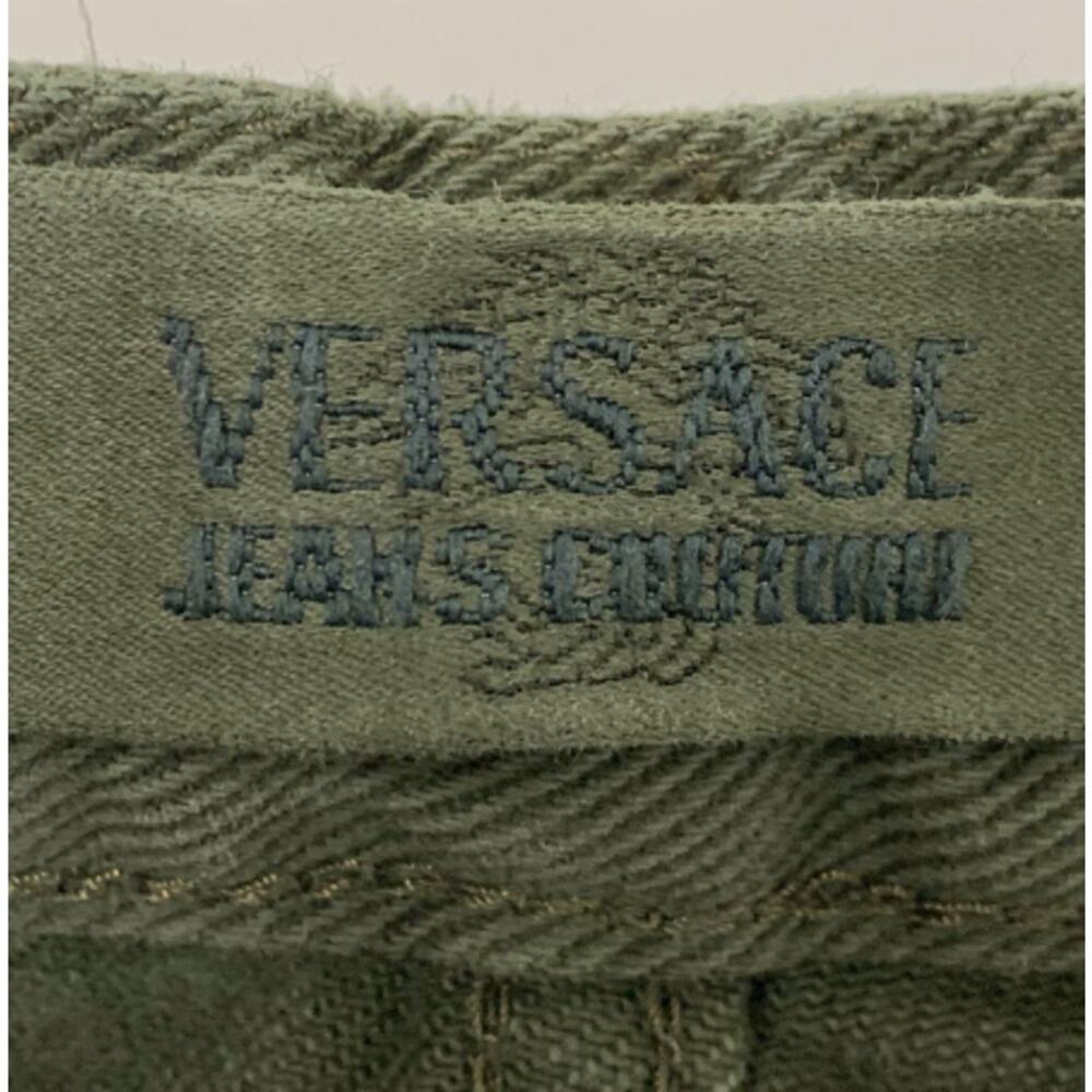 Versace Jeans Couture Green Vintage Denim - Picture 8 of 16